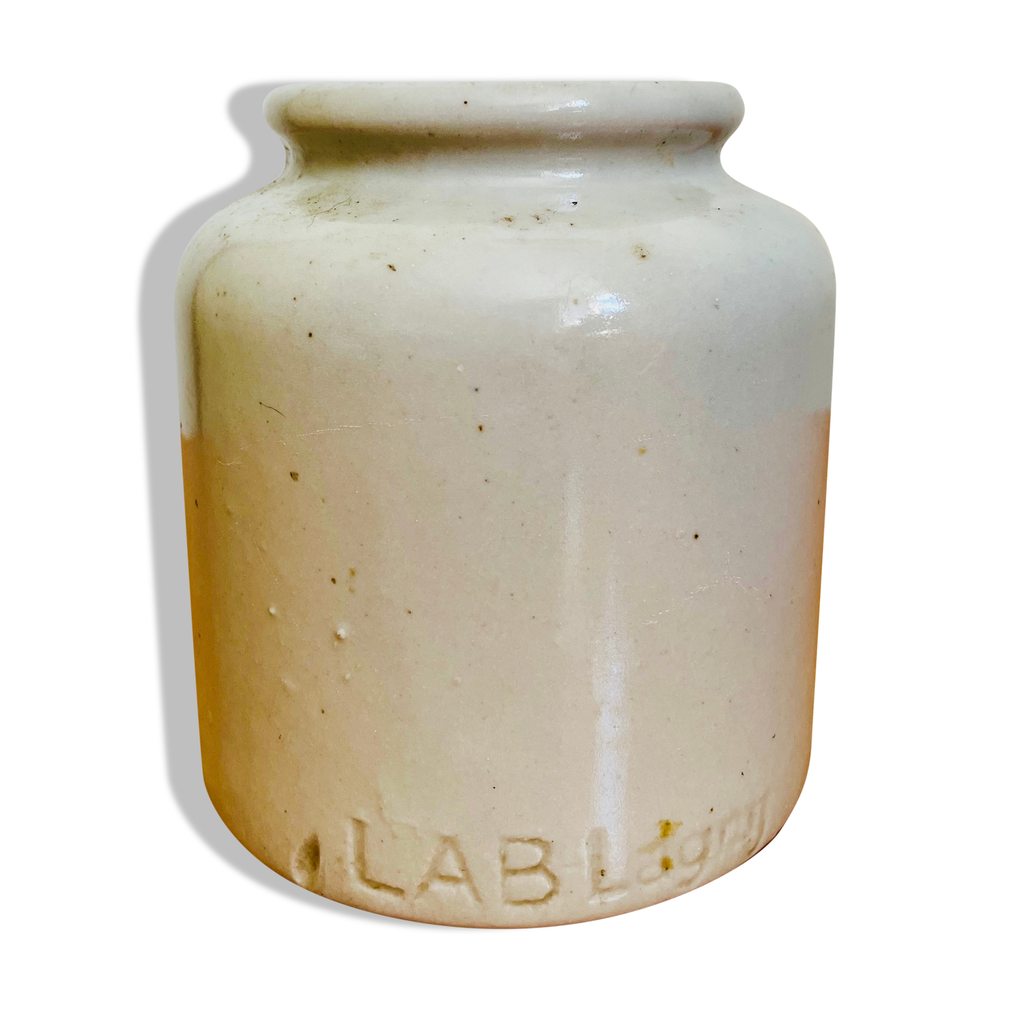 Pot en grès emaillé