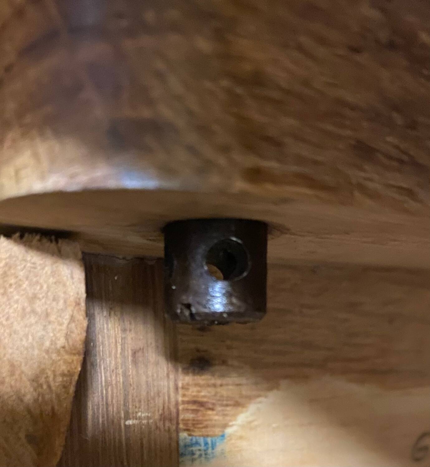 Vintage wardrobe with compass feet