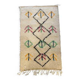 Tapis berbère azilal laine du moyen atlas 120x75cm