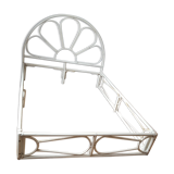 Rattan bed 2 seats vintage 70