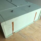 Patinated medicine cabinet