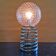 Mid century spiral table lamp, Germany 1960s