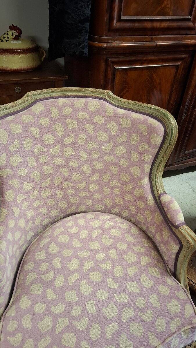 Paire de bergères de style Louis XV