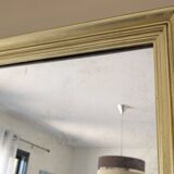 Large golden panoramic mirror