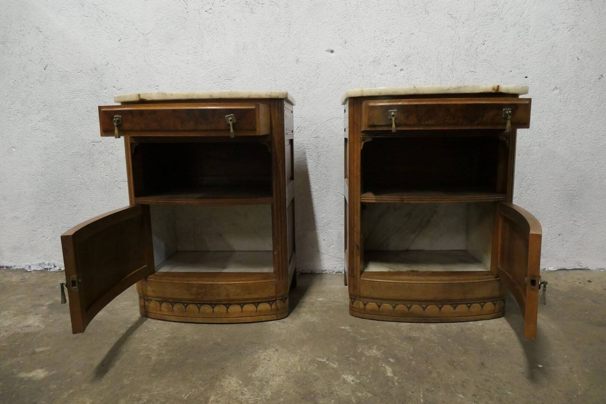 Art Deco bedside tables