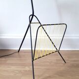 Floor lamp / magazine holder