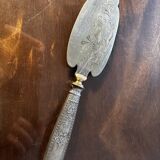 Serving Shovel - Cake - Ice Cream - Silver Furre and Vermeil circa 1900