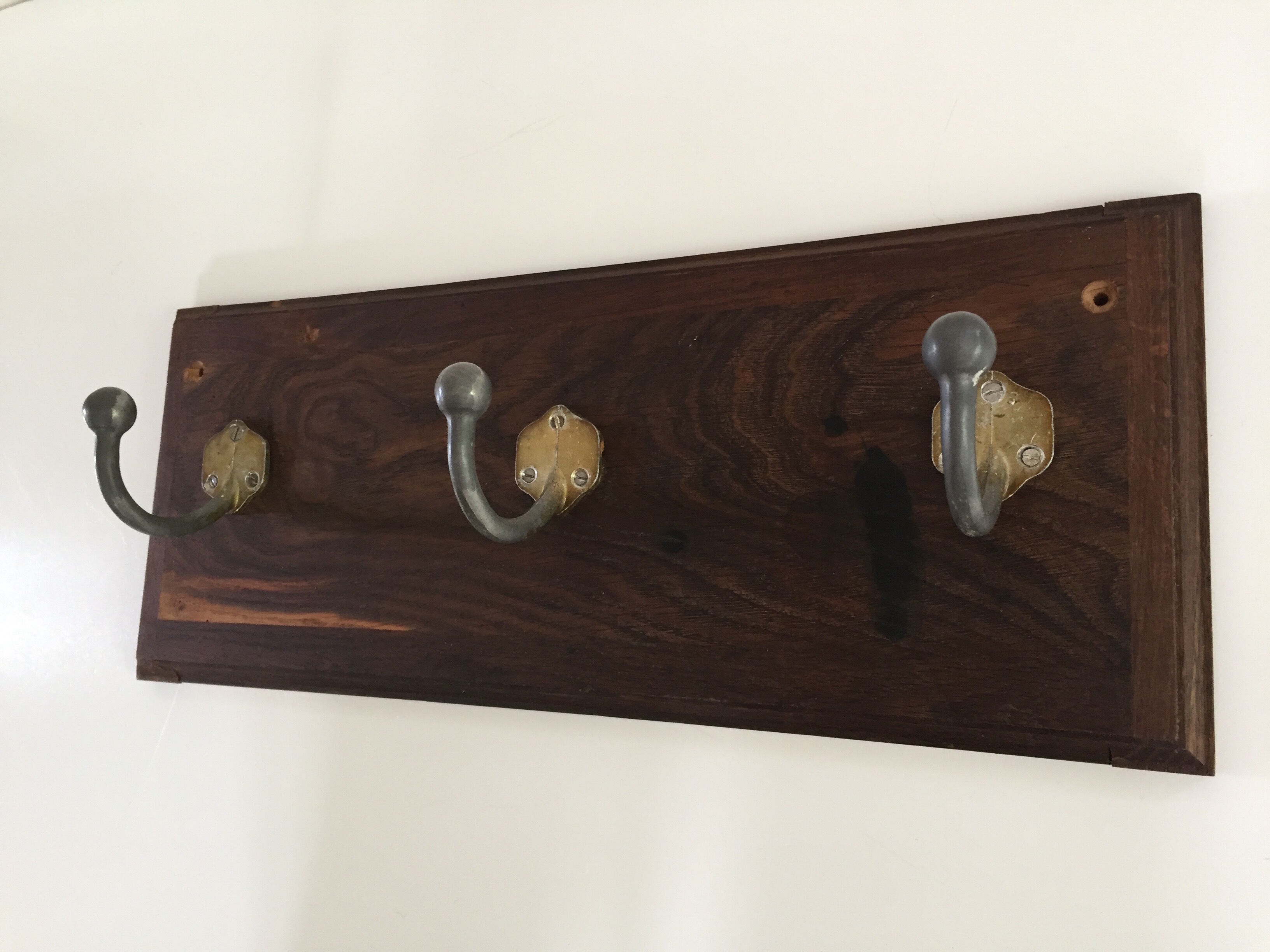 School coat hanger with 3 hooks