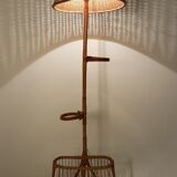 Rattan lamppost period 1960