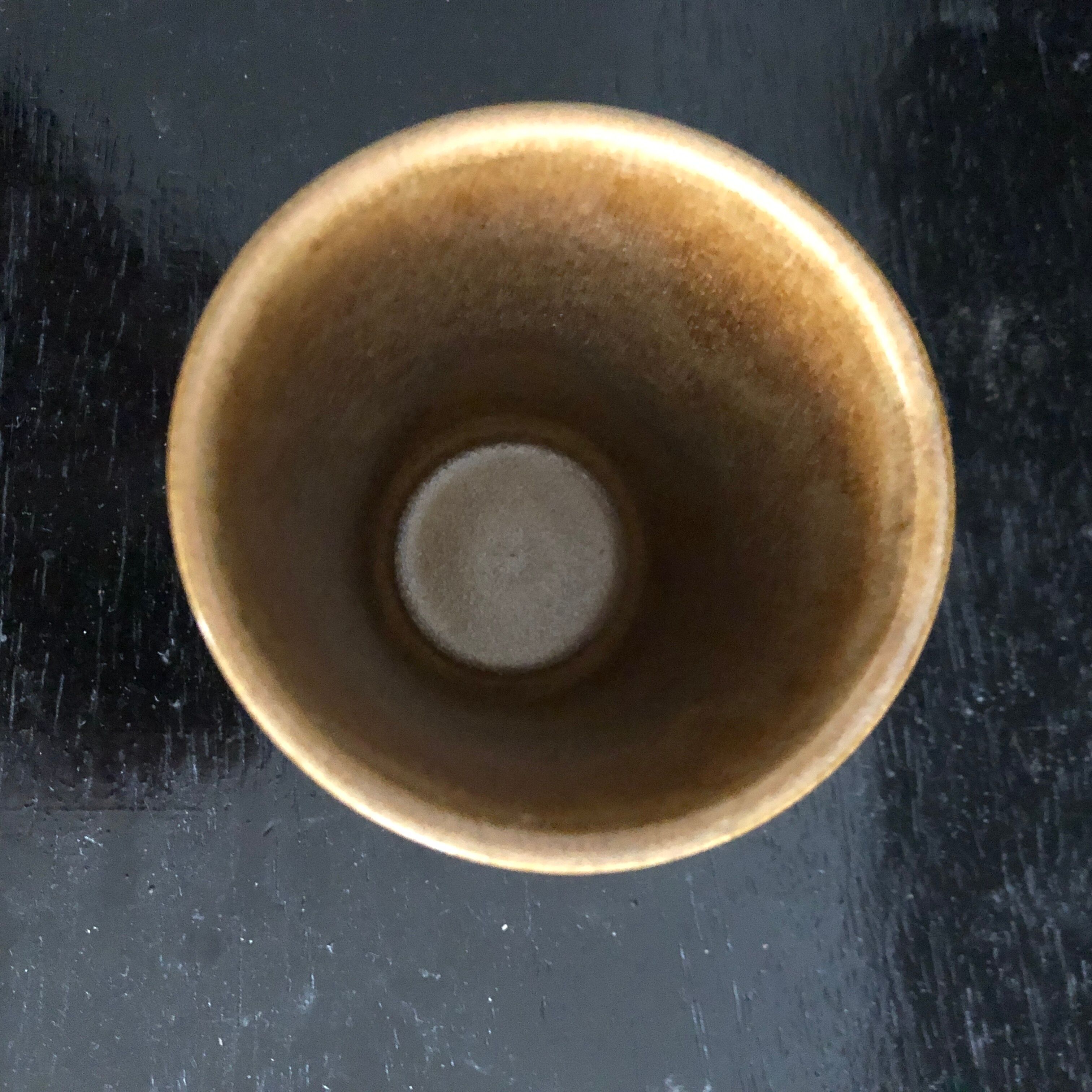 4 stoneware glass