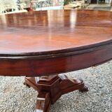 Mahogany empire table
