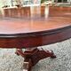 Mahogany empire table