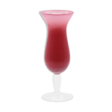 Vase en opaline rose