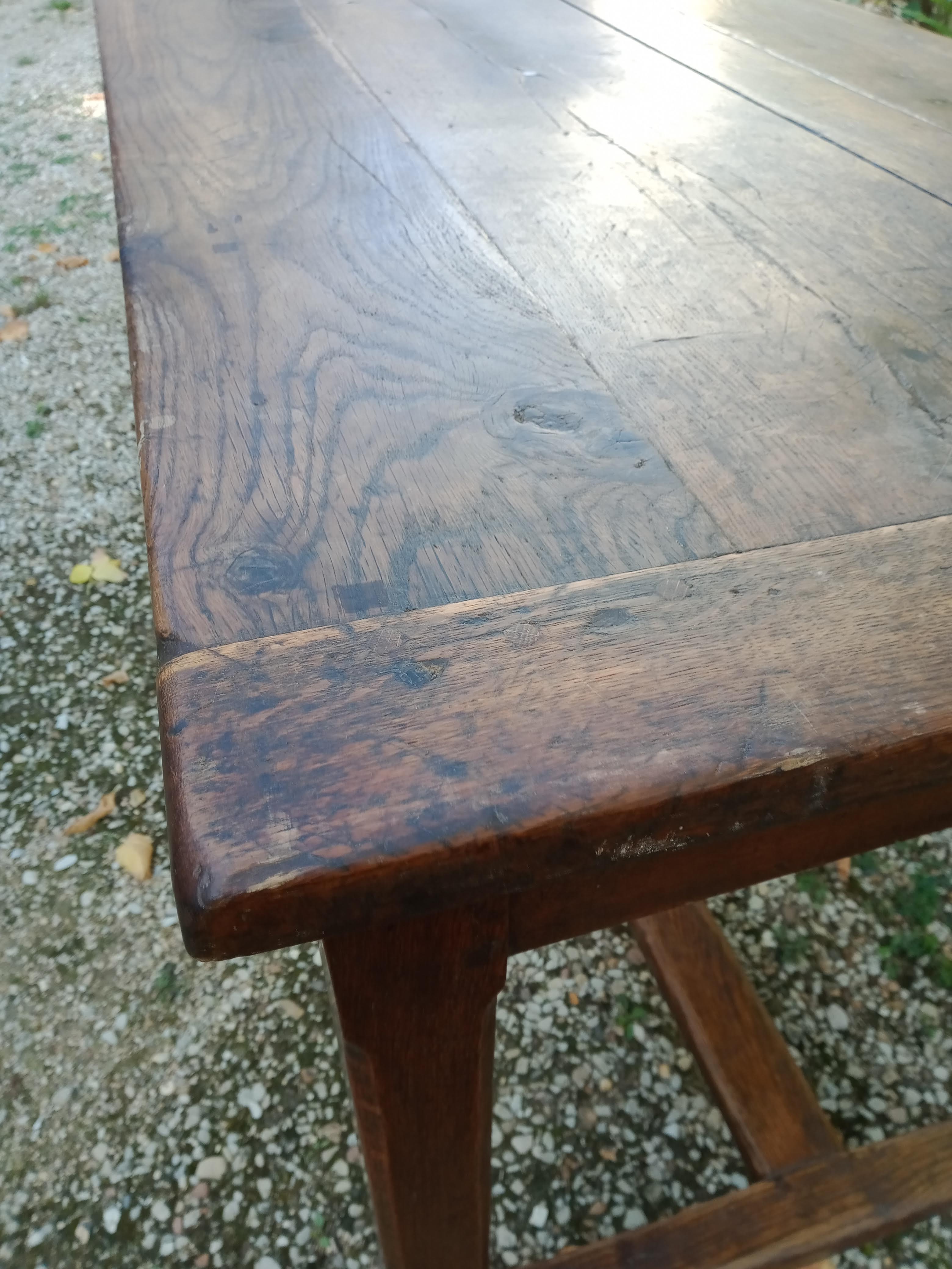 Old oak farmhouse table