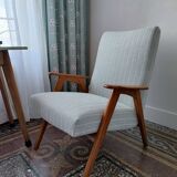 Fauteuil années 50/60 bleu