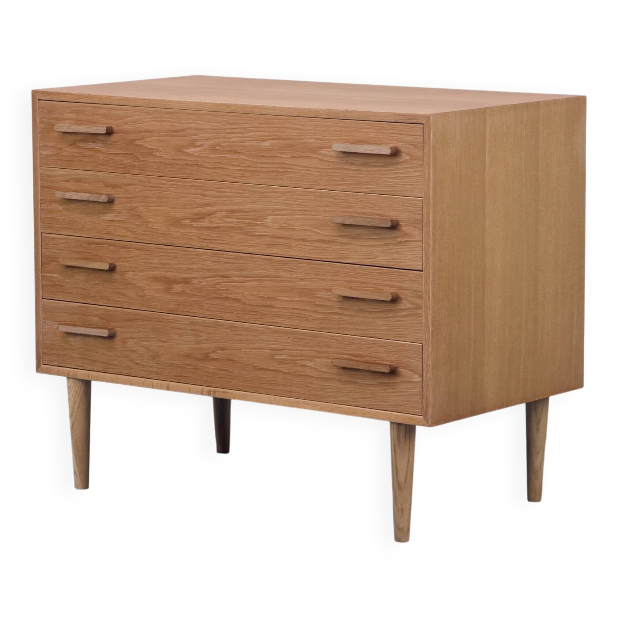 Danish Oak Chest of Drawers by Kai Kristiansen for FM Møbler, 1960s