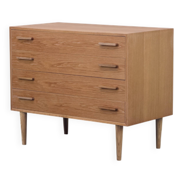 Danish Oak Chest of Drawers by Kai Kristiansen for FM Møbler, 1960s
