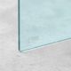 Vintage Fiam Italia coffee table in curved glass minimalist design 1970s