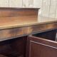 English 3-door mahogany bookcase from the 1950s