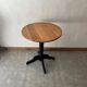 Wooden pedestal table