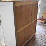 High Parisian buffet - white and wood