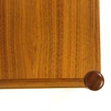 Scandinavian walnut side table, Sweden, 1960s