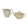 Milk pot and sugar bowl