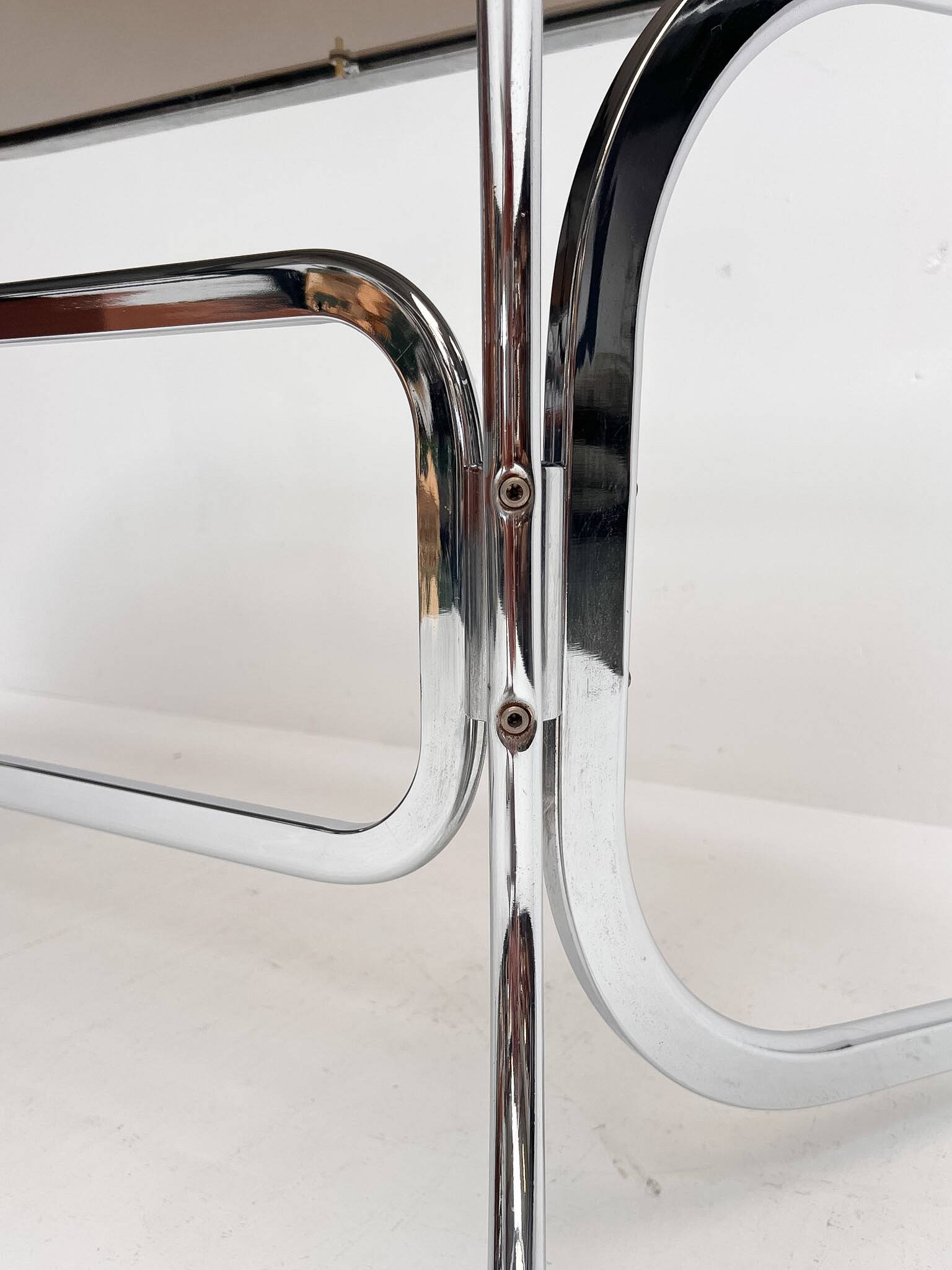 Glass dining table by Gastone Rinaldi for Rima, 1970s