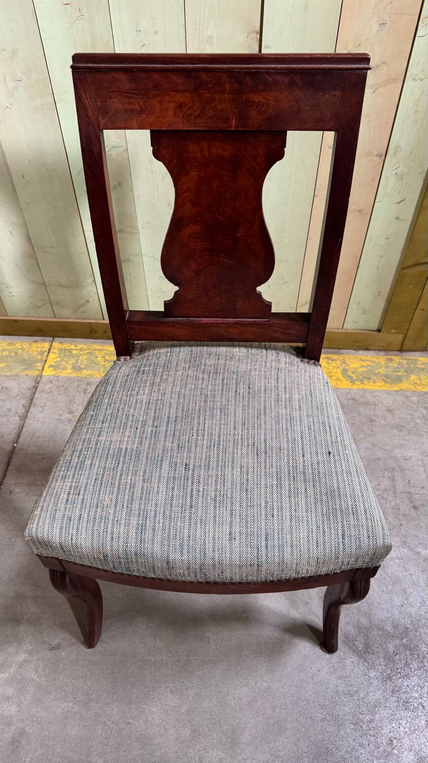 Pair of mahogany chairs circa 1900