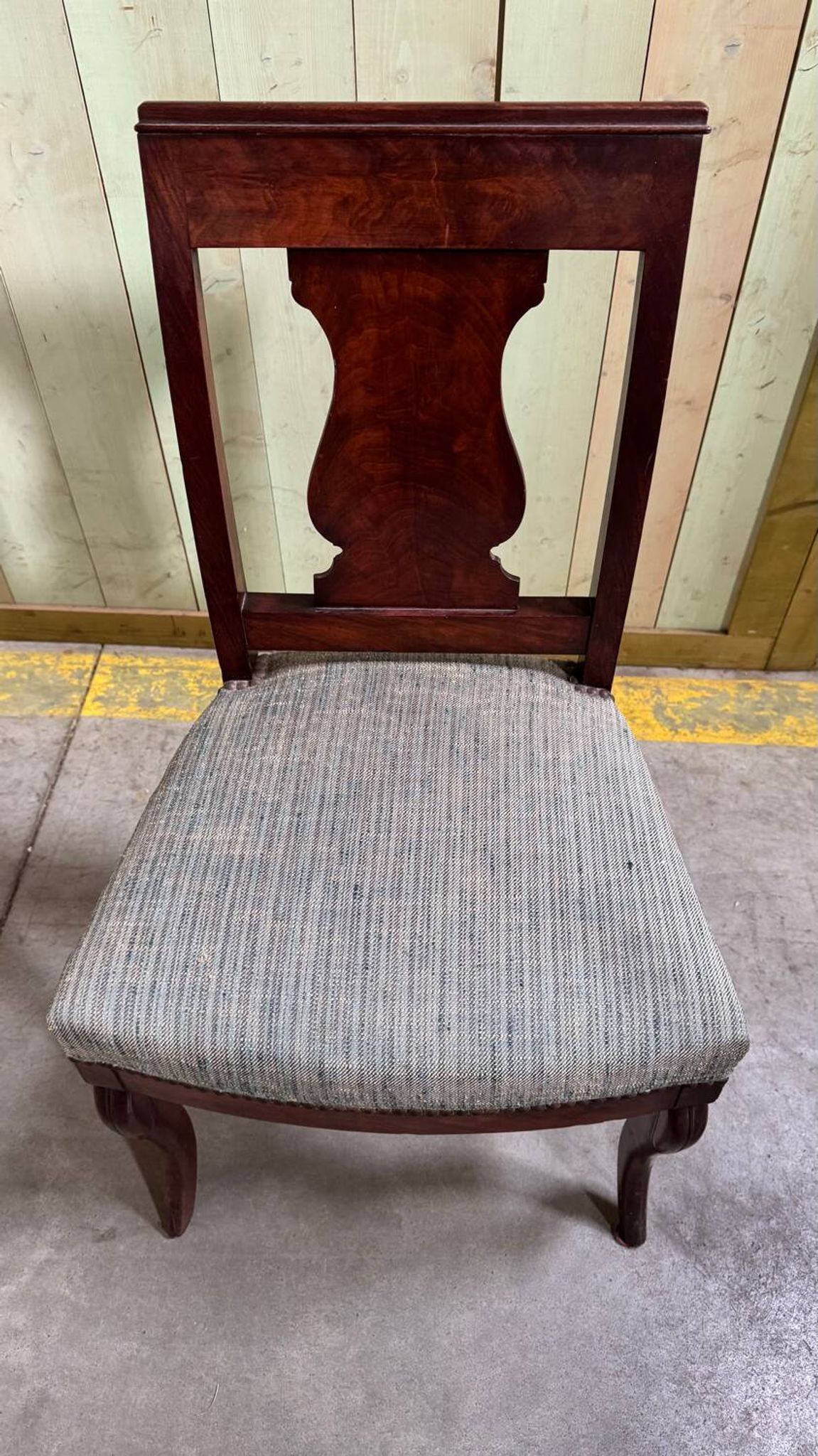 Pair of mahogany chairs circa 1900