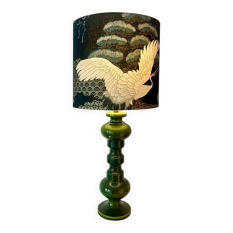 Upcycled accent lamp in Wächtersbach ceramic – rare unique item