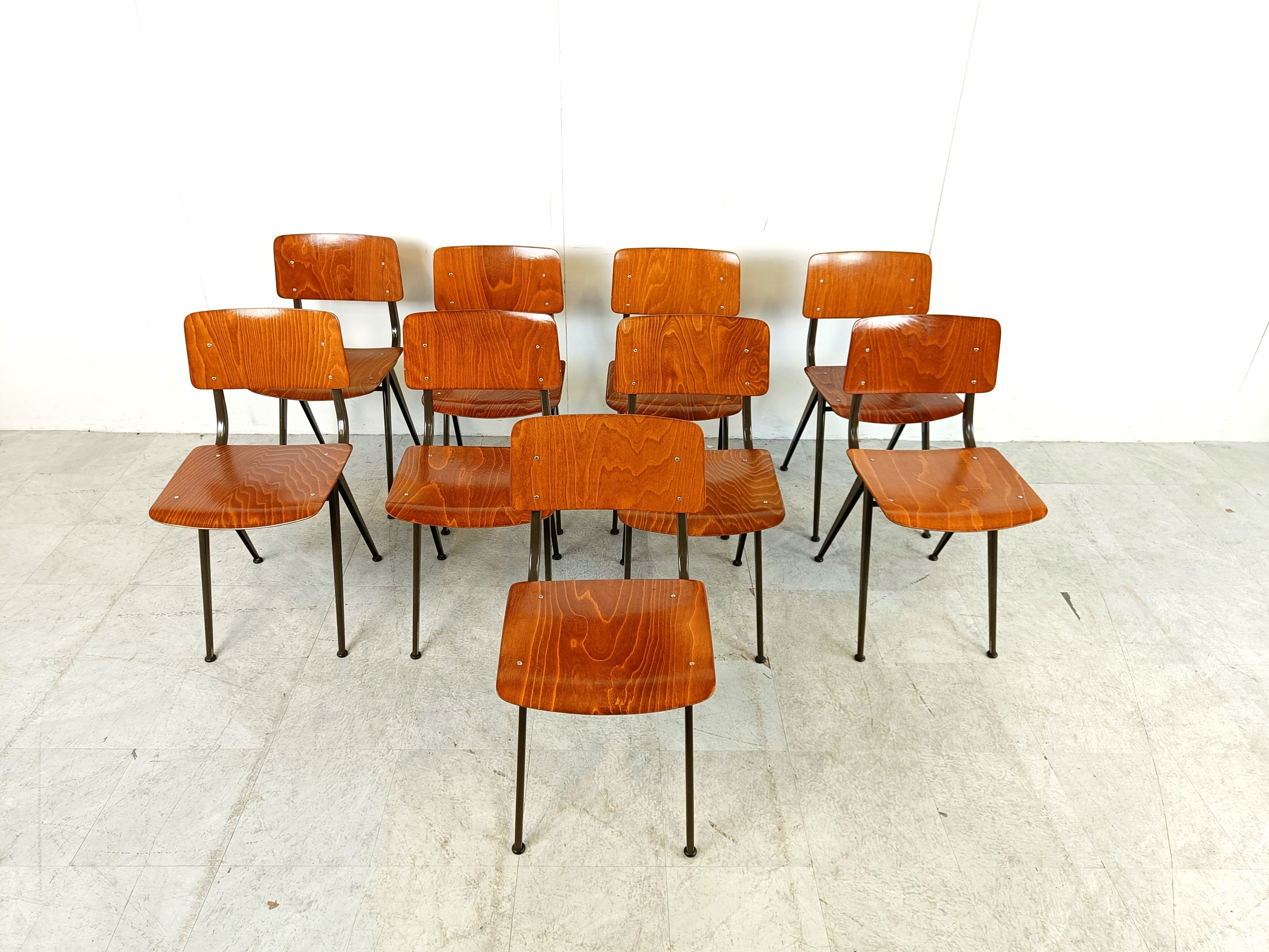 Vintage industrial dining chairs, 1960s