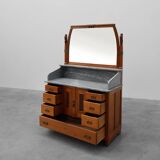 Commode ou buffet Art Nouveau en miroir par Geo Verbanck, Belgique