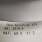 Danish hanging lamp from the 1980s, manufactured by Jeka, model 1029-P.