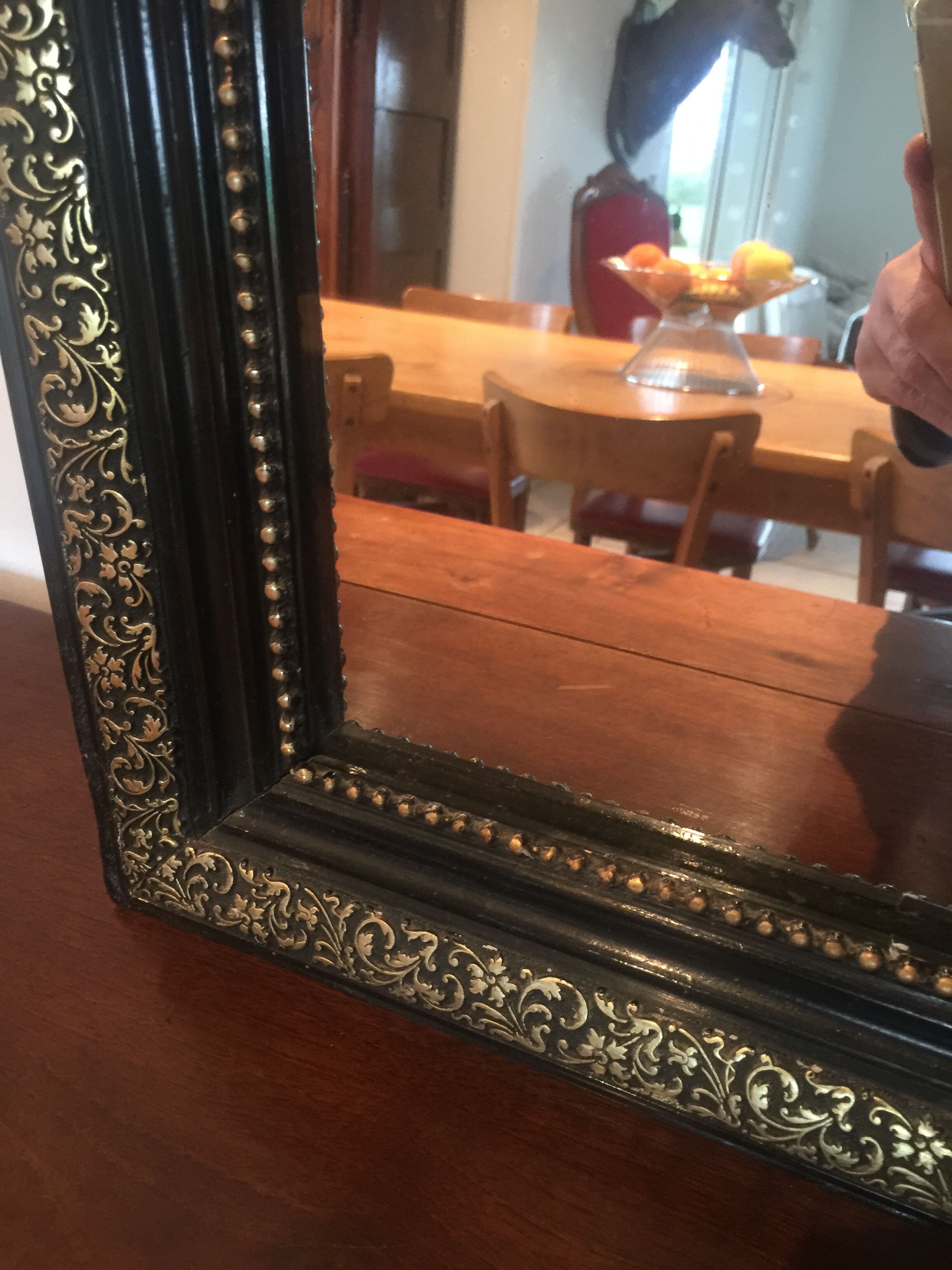 Louis Philippe mirror, Napoleon III, 63x87cm