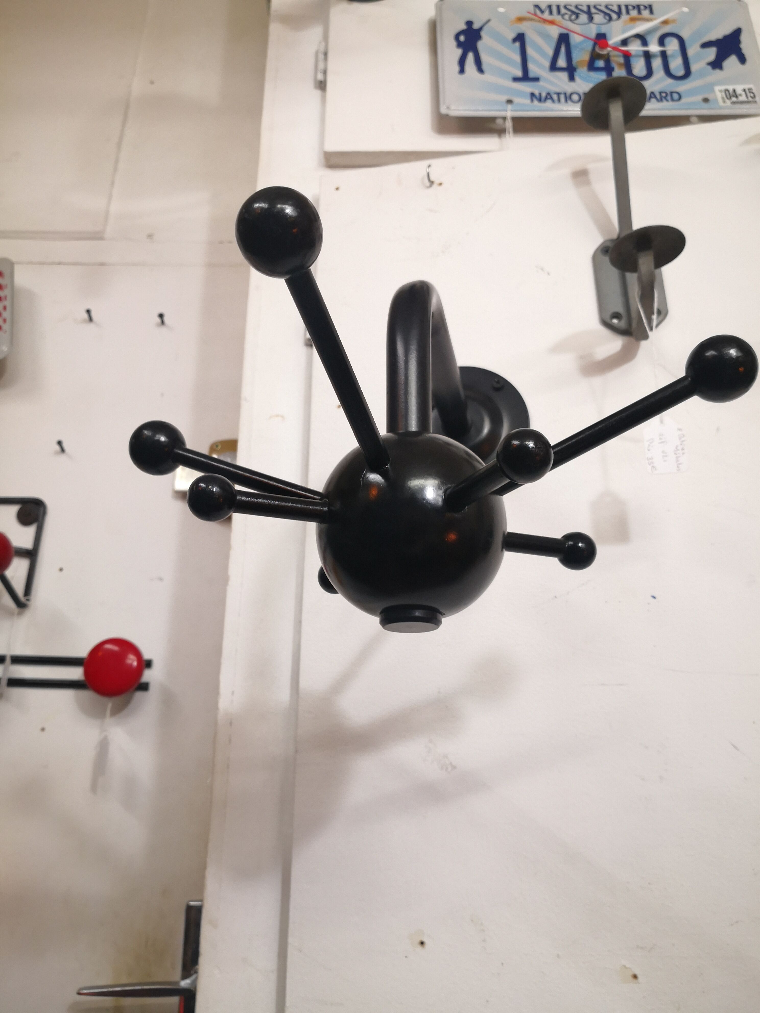 Sputnik wall coat rack