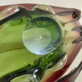Grande coupe cristal Murano années 60