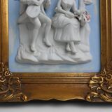 Porcelain Wall Art in Baroque style by Alt Meissen, Germany 1950s