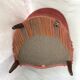 Pink velvet toad chair in the 1960s