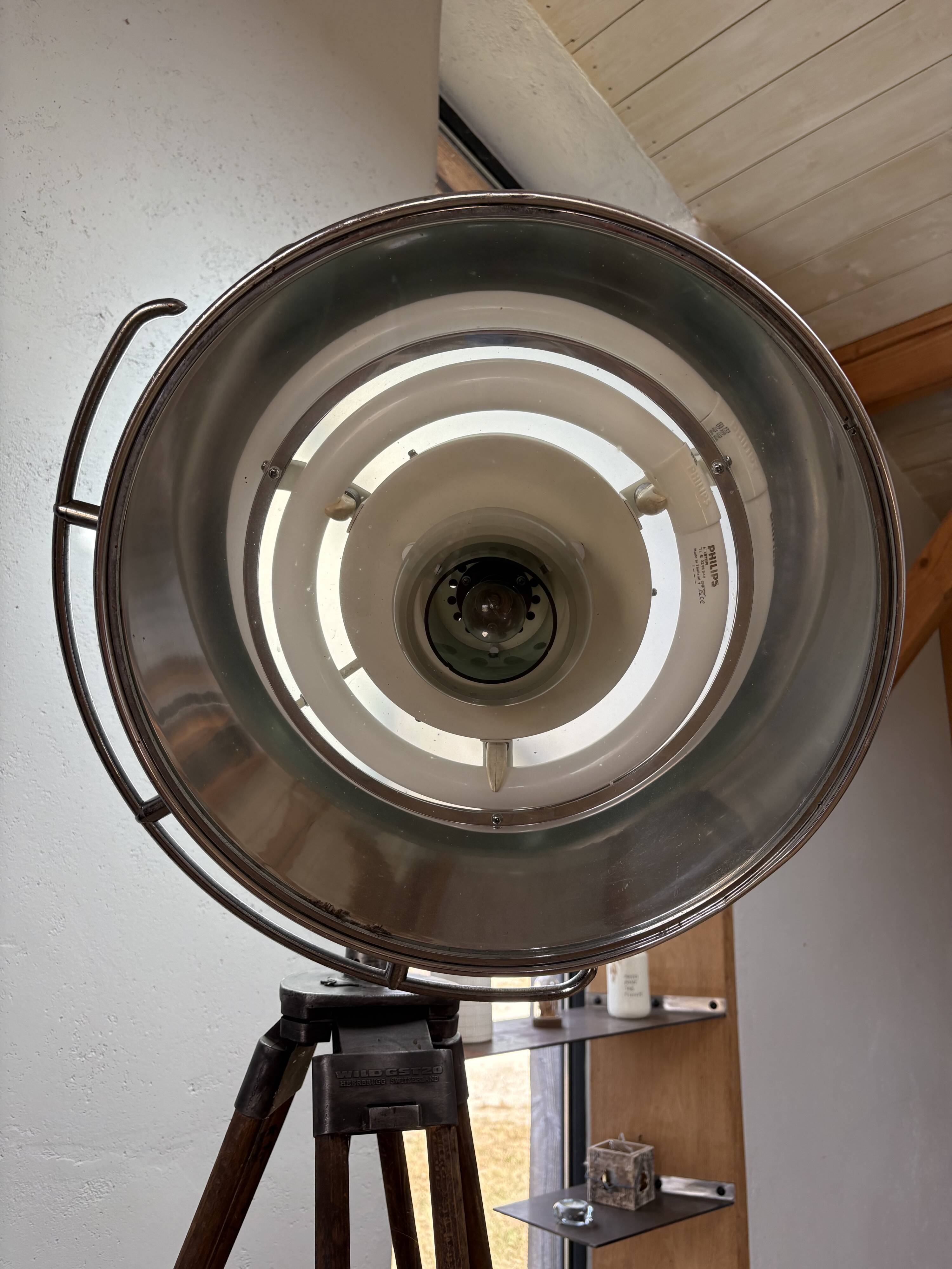 Vintage industrial floor lamp