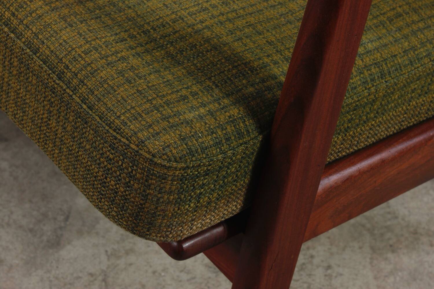 Vintage Teak 3er Sofa Danish Mid Century Design 50er 60er