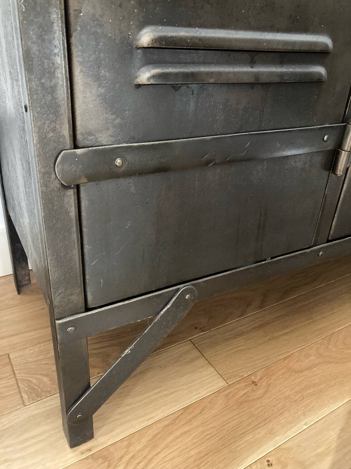 Strafor 3-door locker, 1950