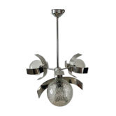 Lustre métal chromé 1970 space age