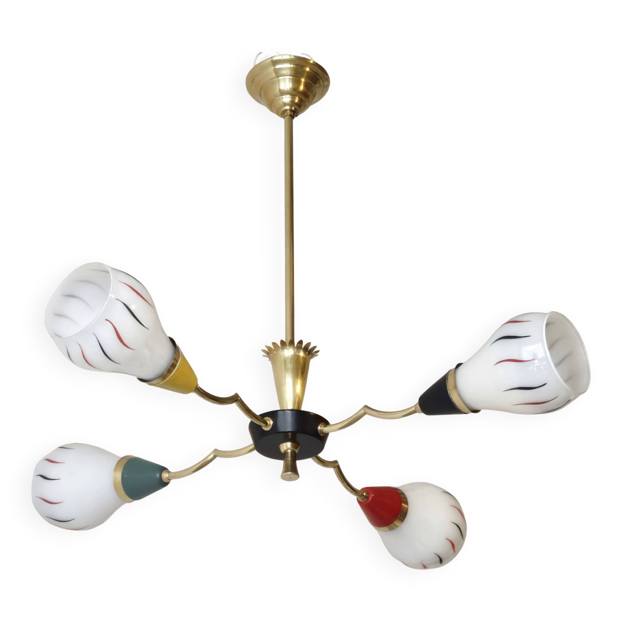 Vintage 1950 rockabilly chandelier