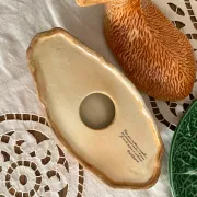Zoomorphic terrine of a doe in earthenware by Michel Caugant