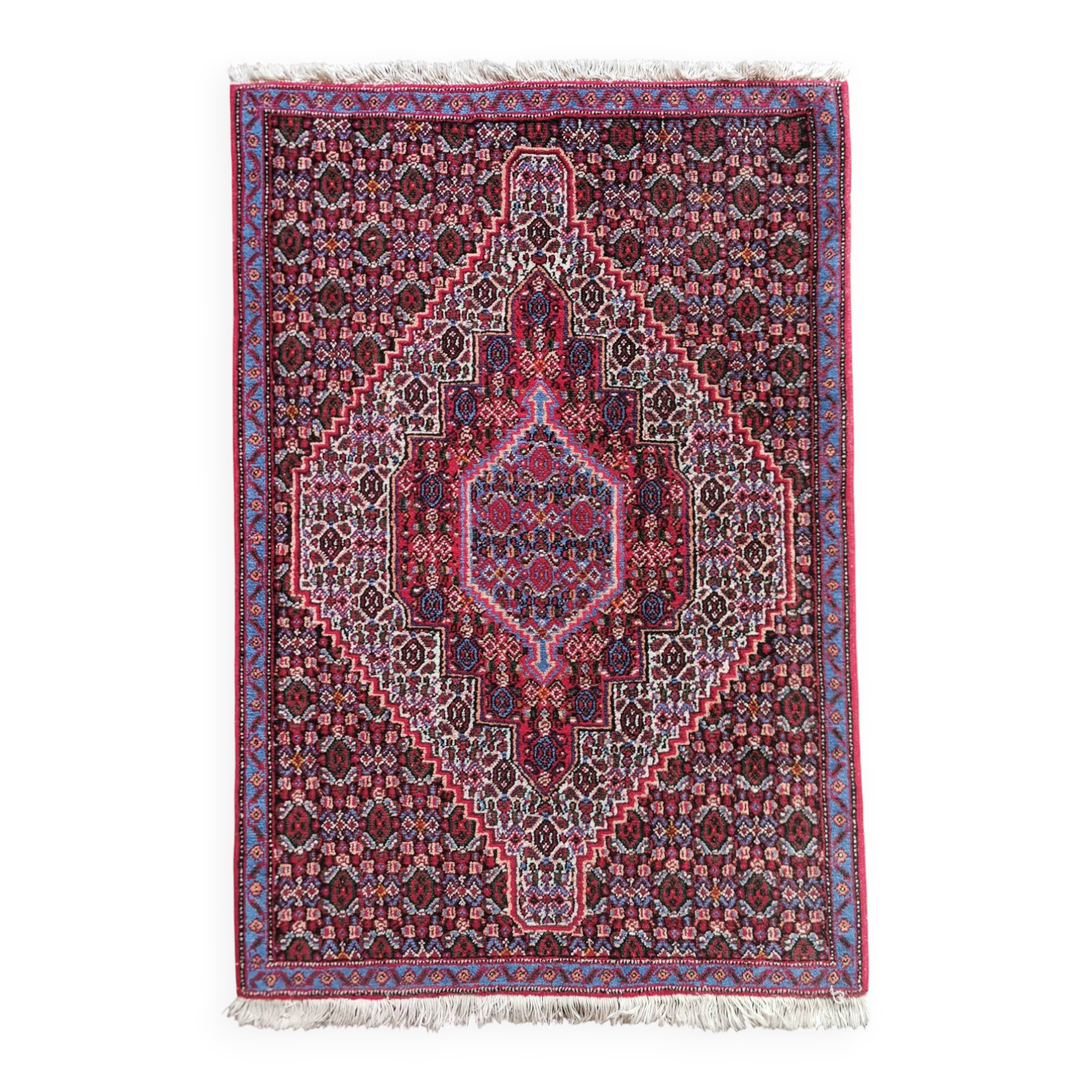 Hand-knotted Senneh Persian rug 109 x 70 cm