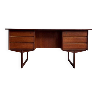 Bureau indépendant danois vintage en teck
