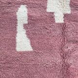 Traditional handwoven beni ourain rug size 140 x 260 cm