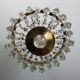 Lustre corbeille en cristal