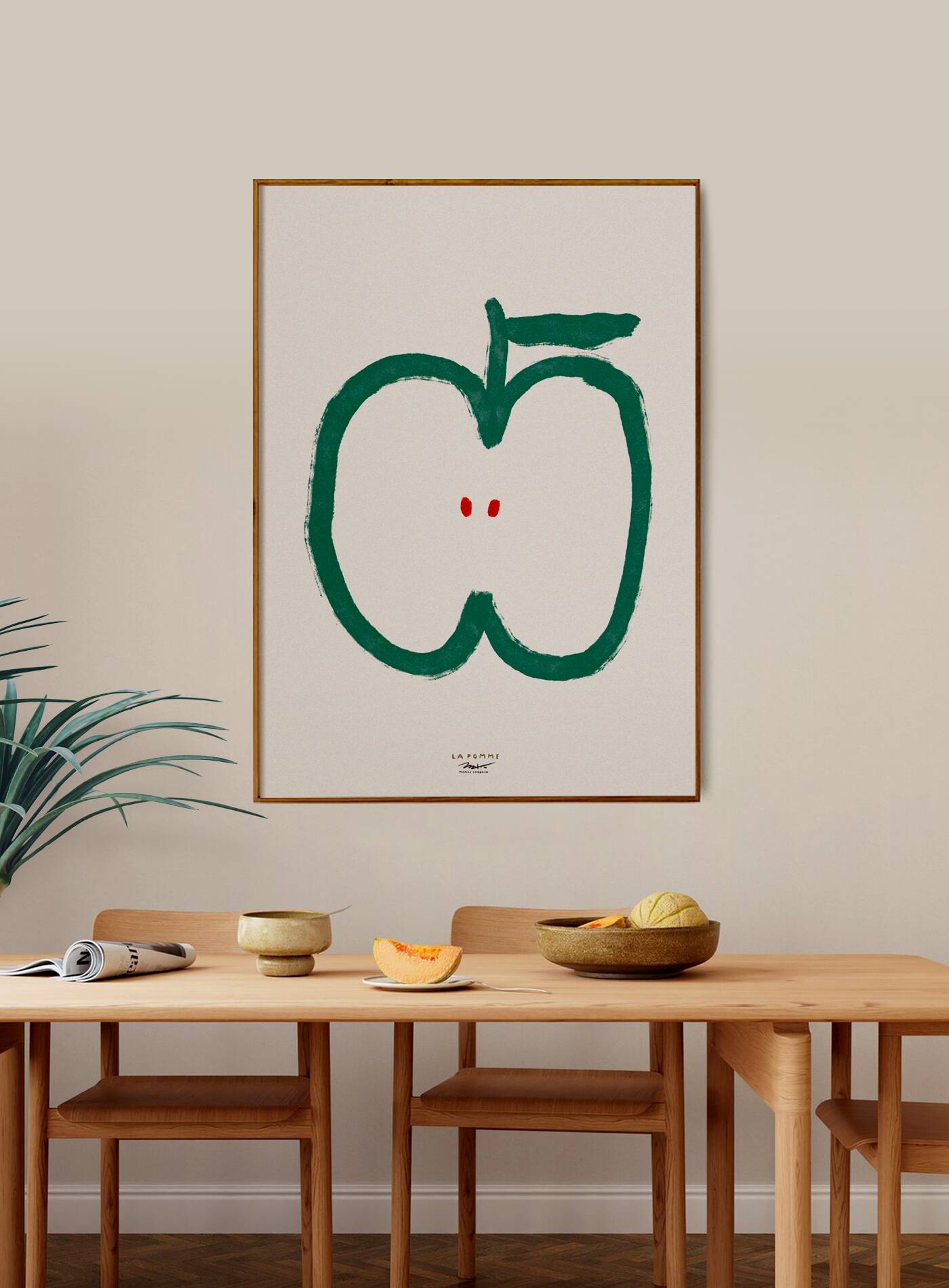 The Apple - wall poster 50x70cm